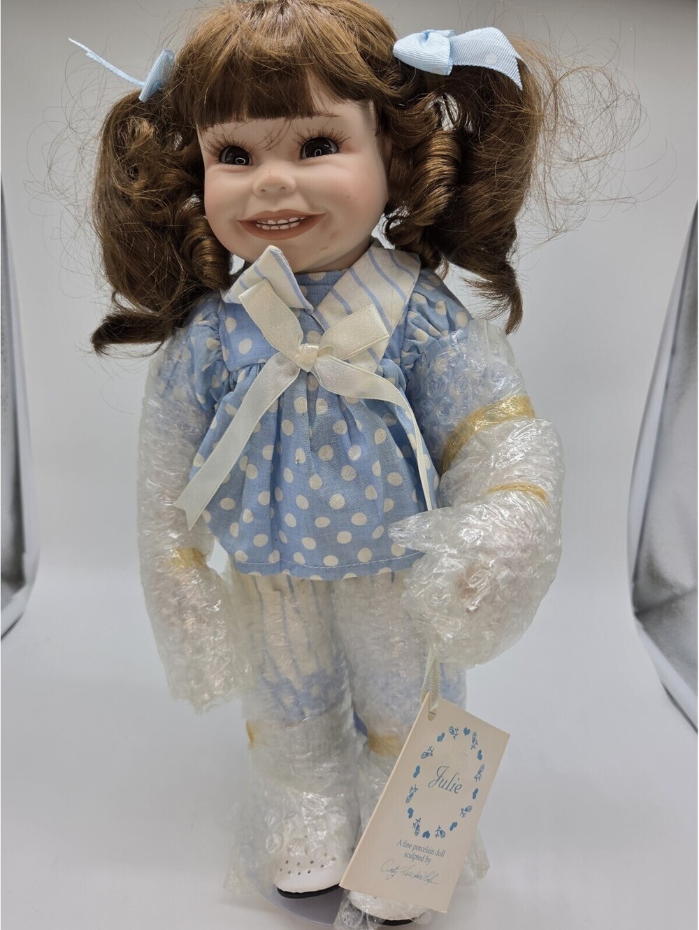 Julie porcelain collector's doll from The Hamilton Collection